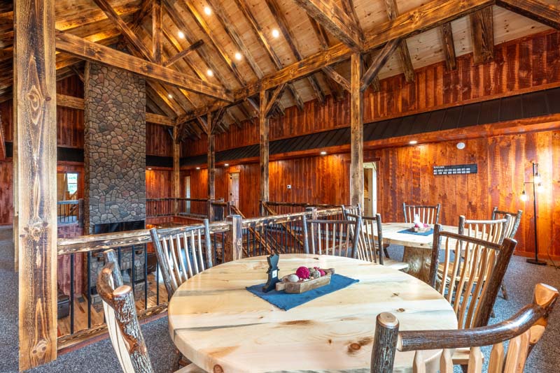 Game Tables, looking toward Fireplace, Loft Level
