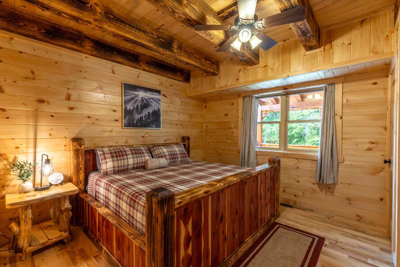 King Bedroom 1, Handicapped-Accessible, looking SW, Main Floor