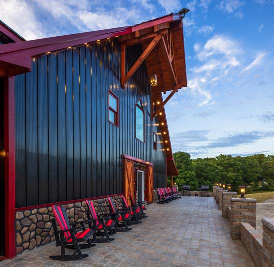 Main Entrance, Paver Patio, Chairs and Grill, facing East