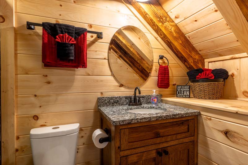 En-Suite Full Bath 7, Loft Level, Vanity Sink and Toilet
