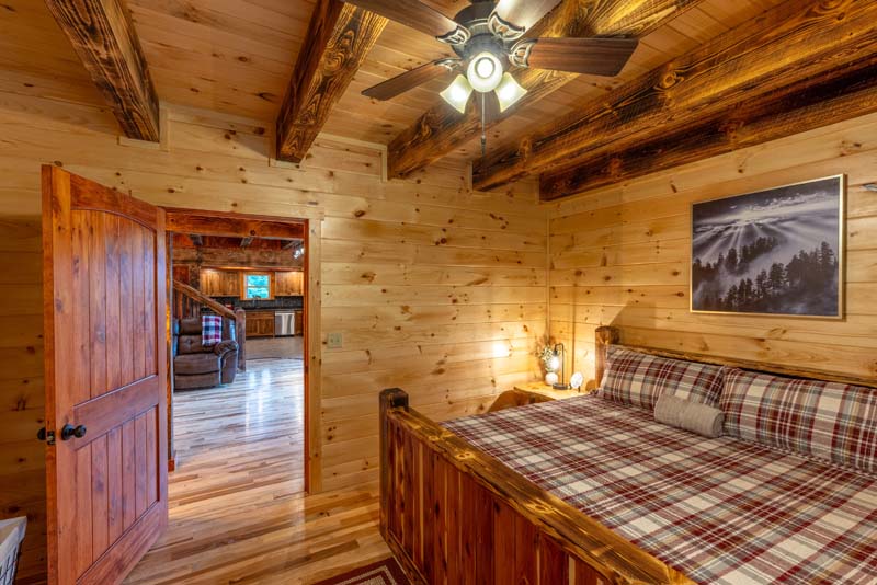 King Bedroom 1, Handicapped-Accessible, looking SE, Main Floor