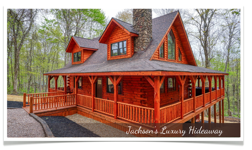 Jackson's Luxury Hideaway Woodland Ridge Cabins in Hocking Hills, Ohio