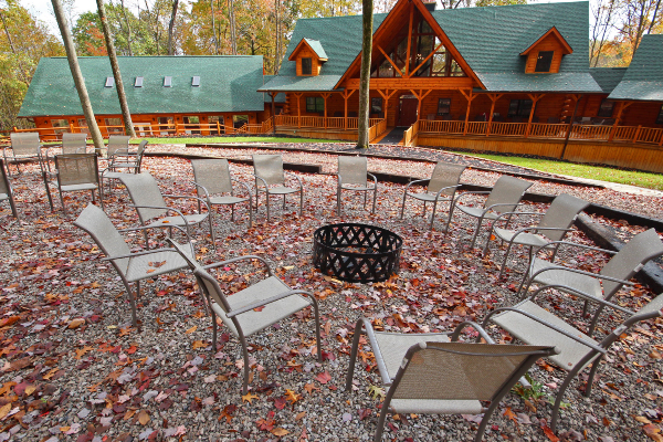 firepit with seating