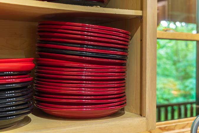 Place settings for the whole group — Timber Ridge Lodge